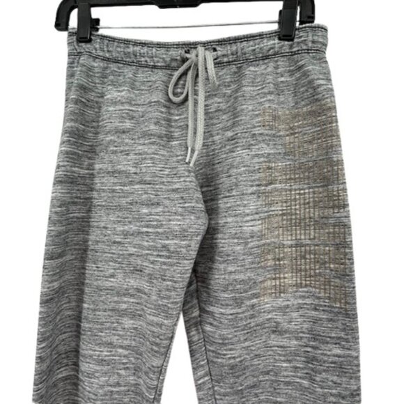 Victorias Secret Pink Jogger Sweatpants Small Gray Gold - Picture 3 of 8